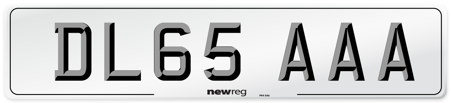 DL65 AAA Number Plate from New Reg